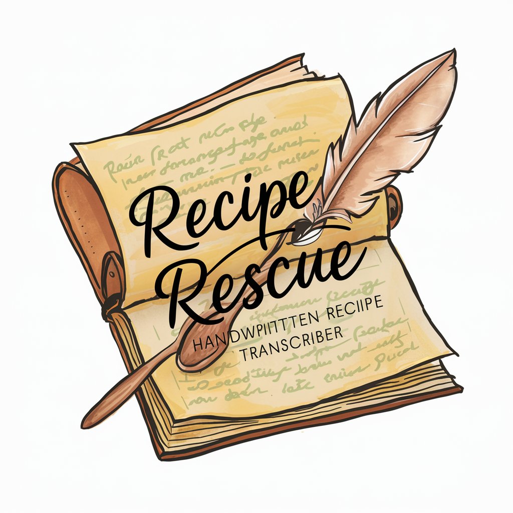 Recipe Rescue - Handwritten Recipe Transcriber in GPT Store