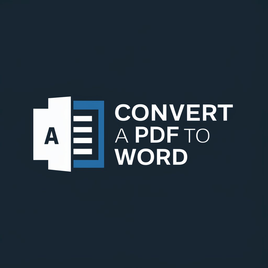 Convert a PDF to Word in GPT Store