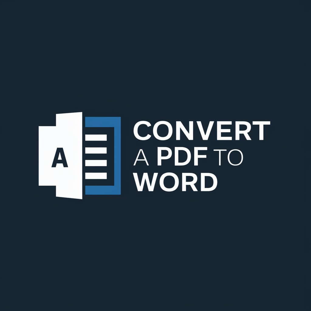 Convert a PDF to Word