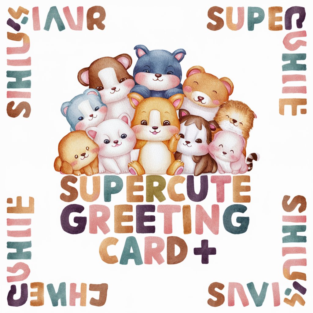 Supercute Greeting Card +