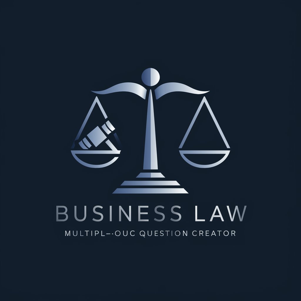 Business law multiple choice question creator