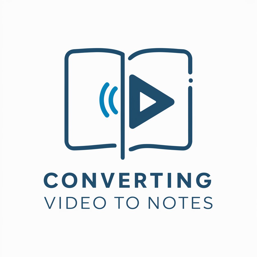 Converting Video to Notes in GPT Store