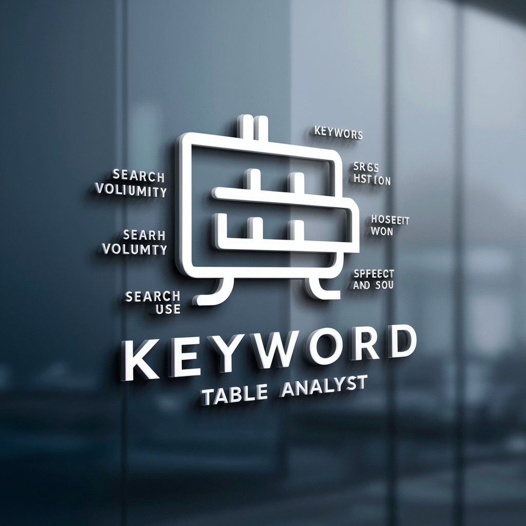 SEO Keyword Table Analyst