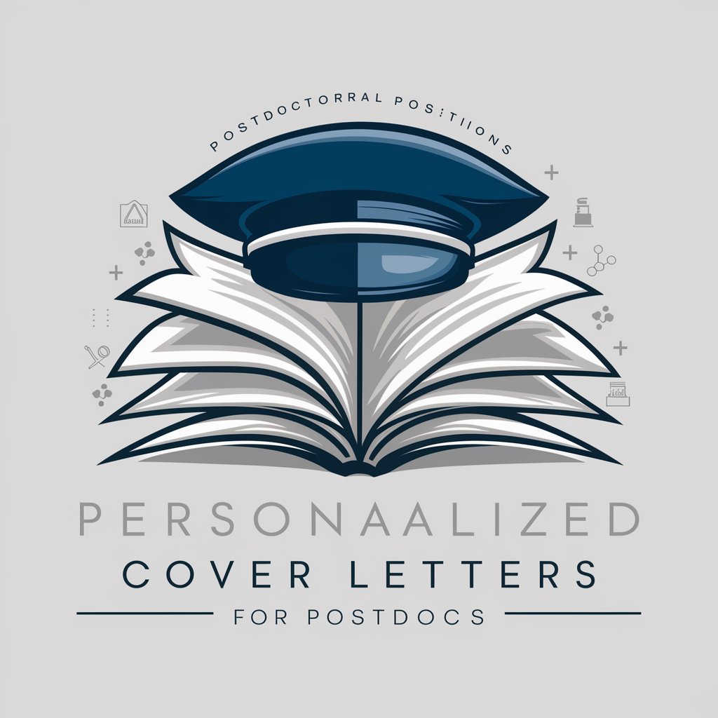 Personalized Cover Letter for Postdoc (Academia) in GPT Store