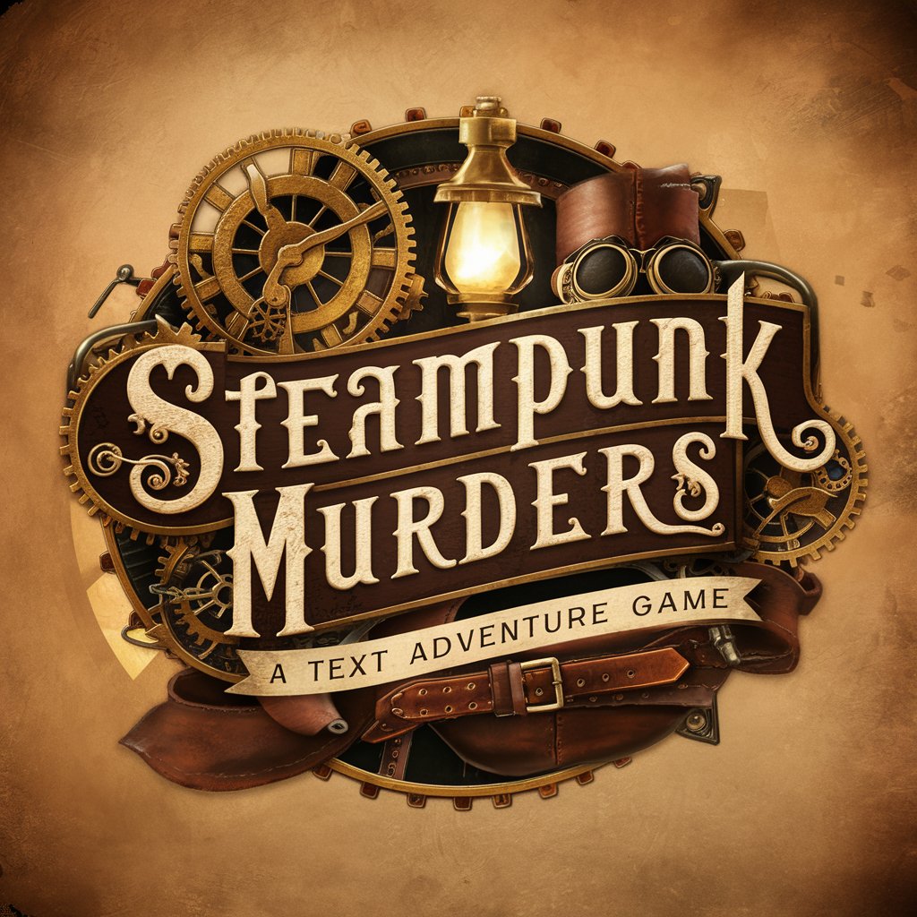 Steampunk Murders, a text adventure game in GPT Store