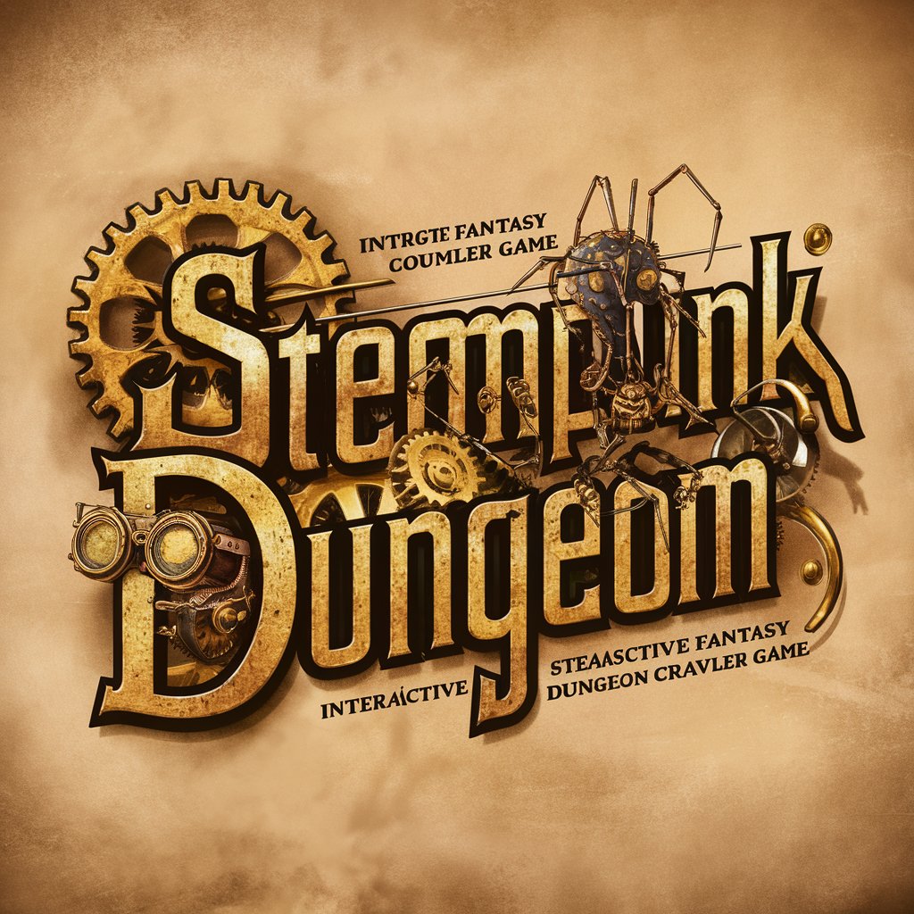 Steampunk Dungeon, a text adventure game in GPT Store