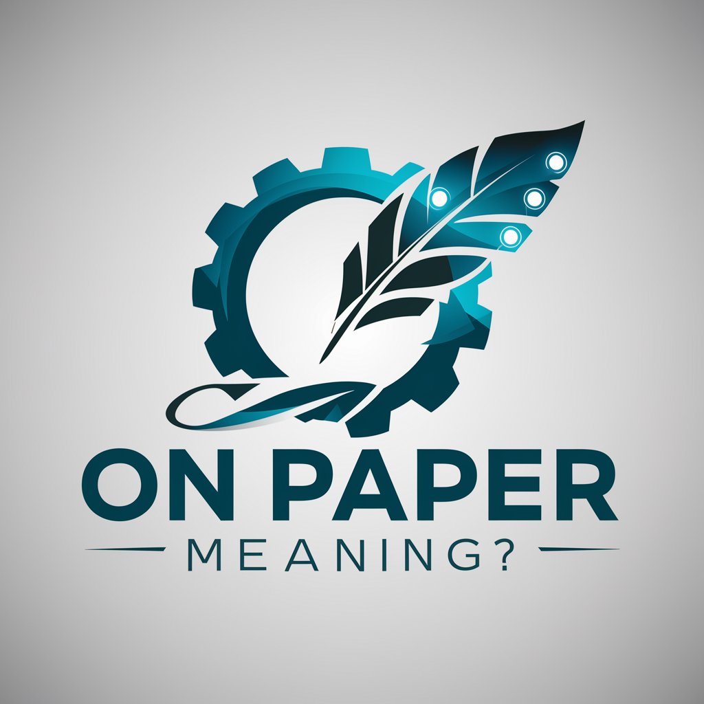 On Paper meaning?