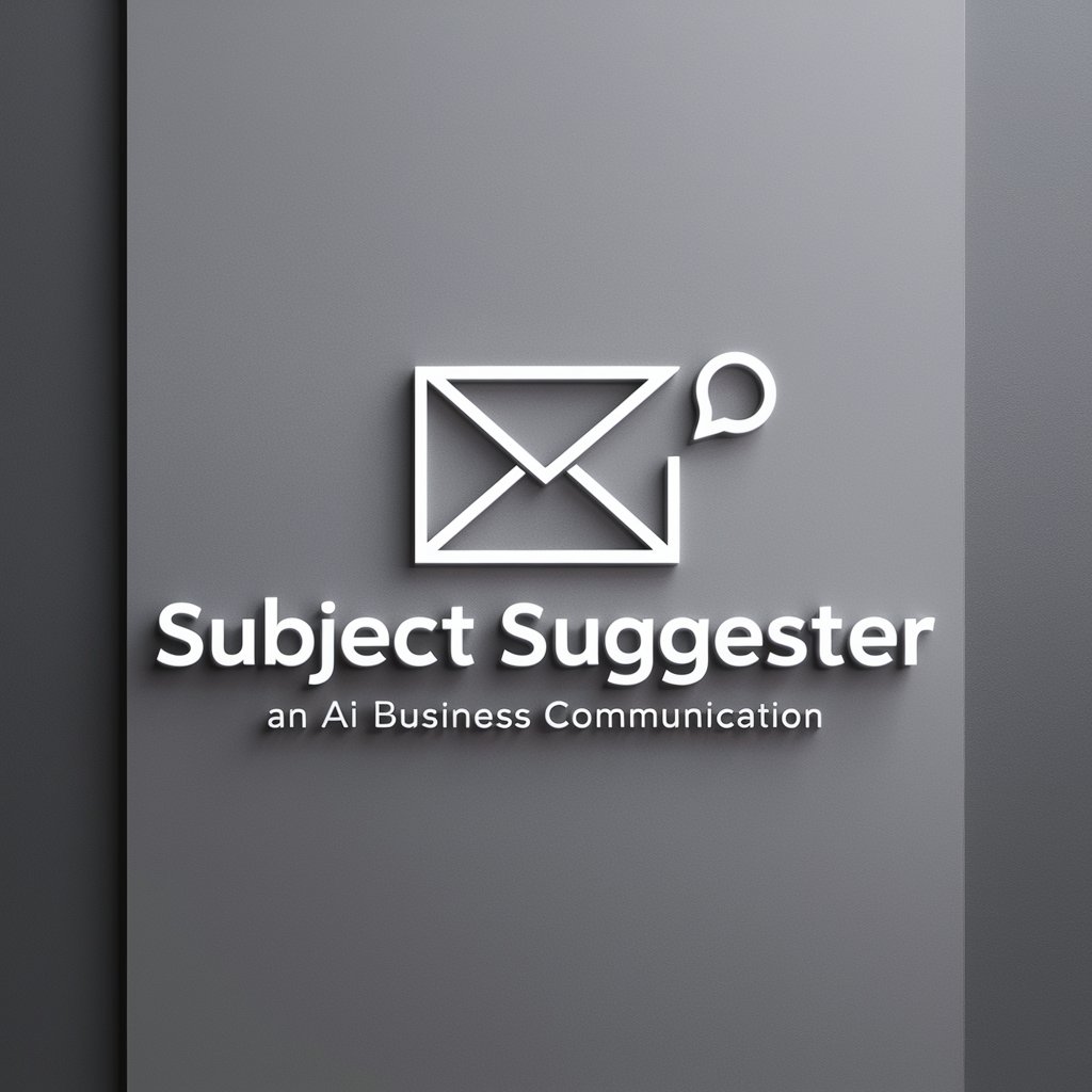 Subject Suggester in GPT Store
