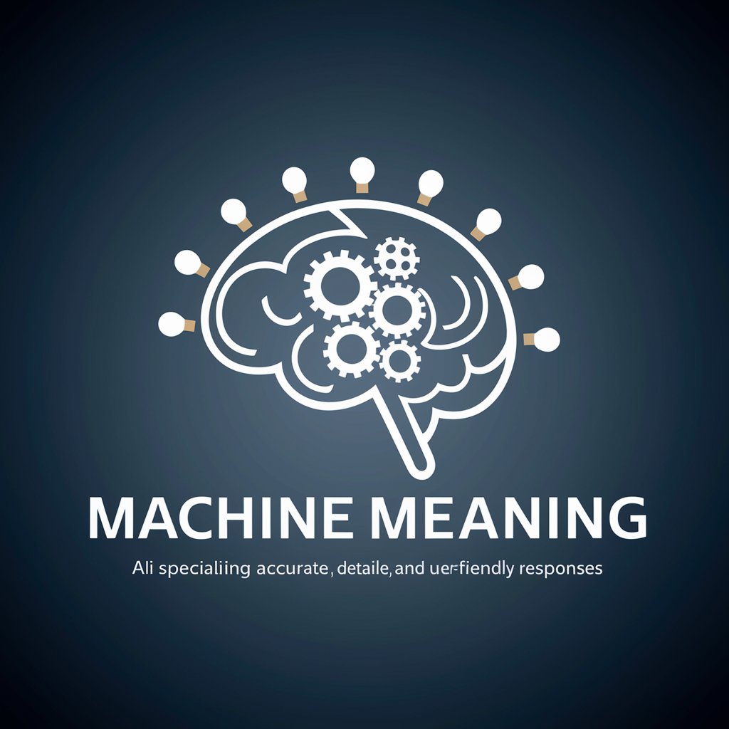 Machine meaning?