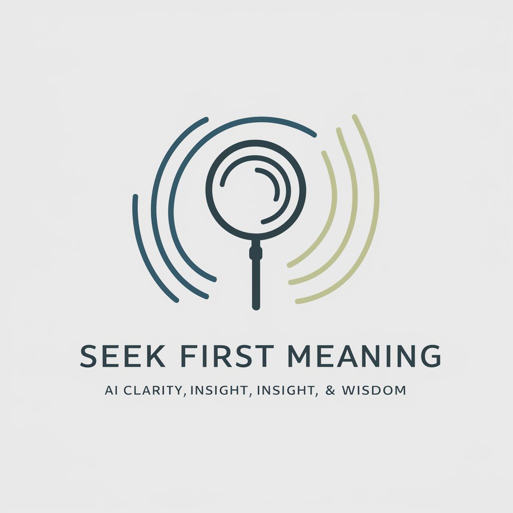 Seek First meaning?