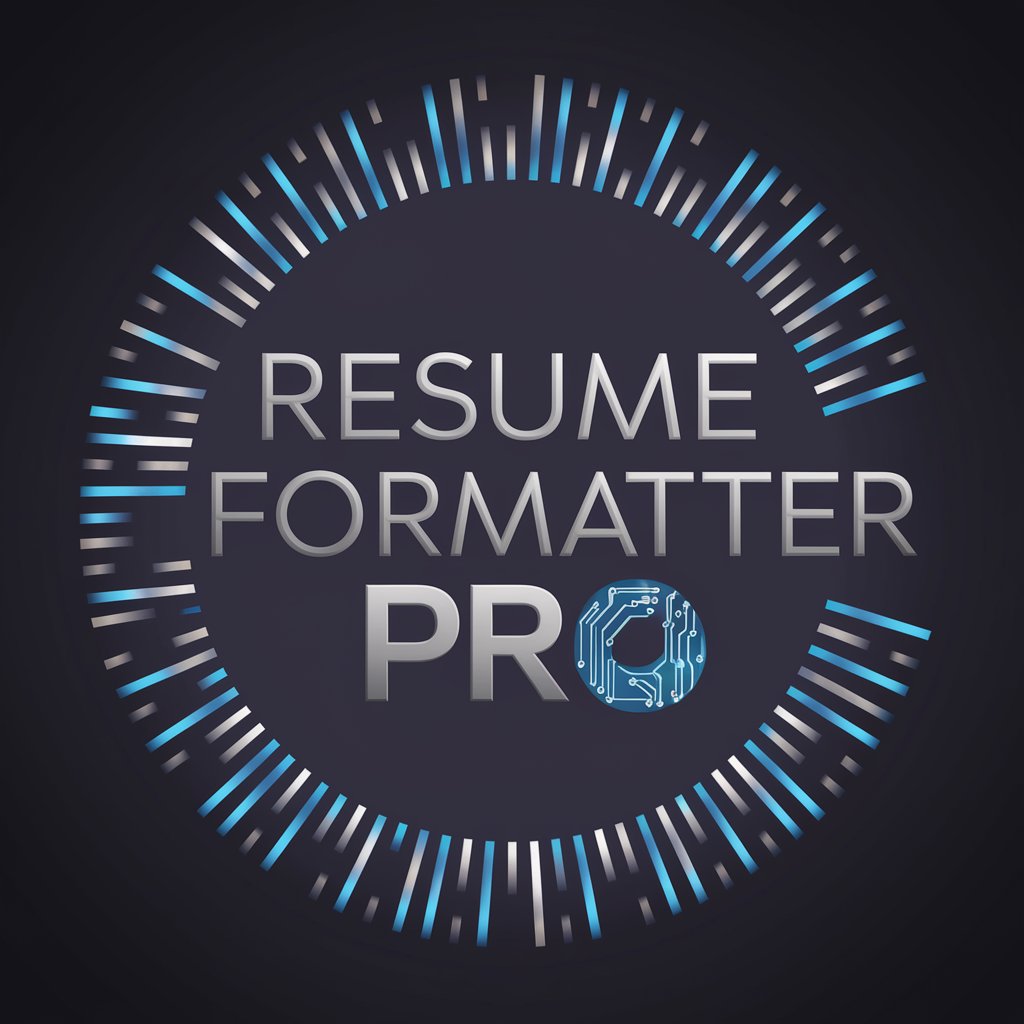 Resume Formatter Pro in GPT Store