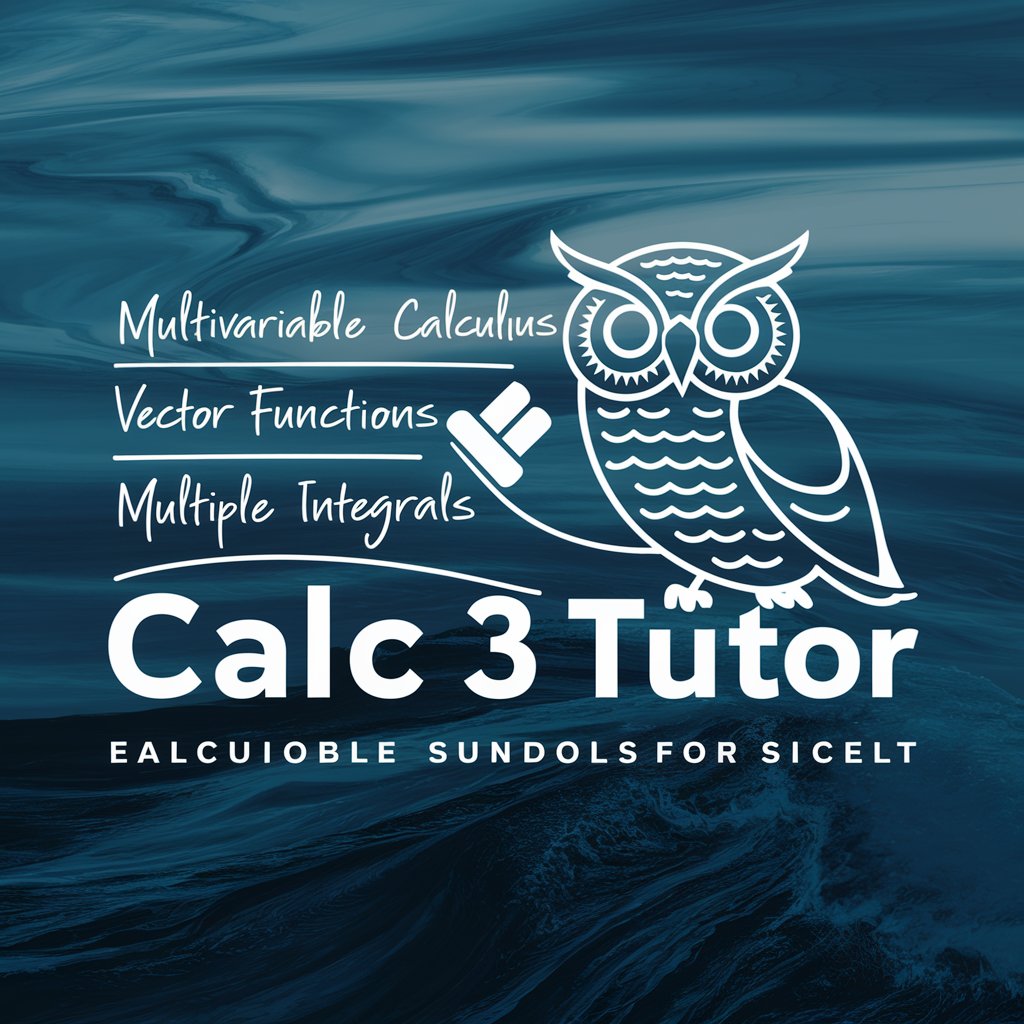 Calc 3 Tutor