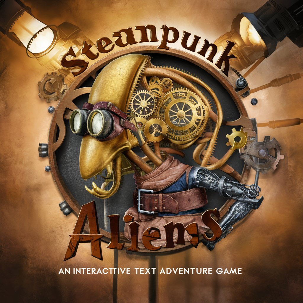 Steampunk Aliens, a text adventure game in GPT Store