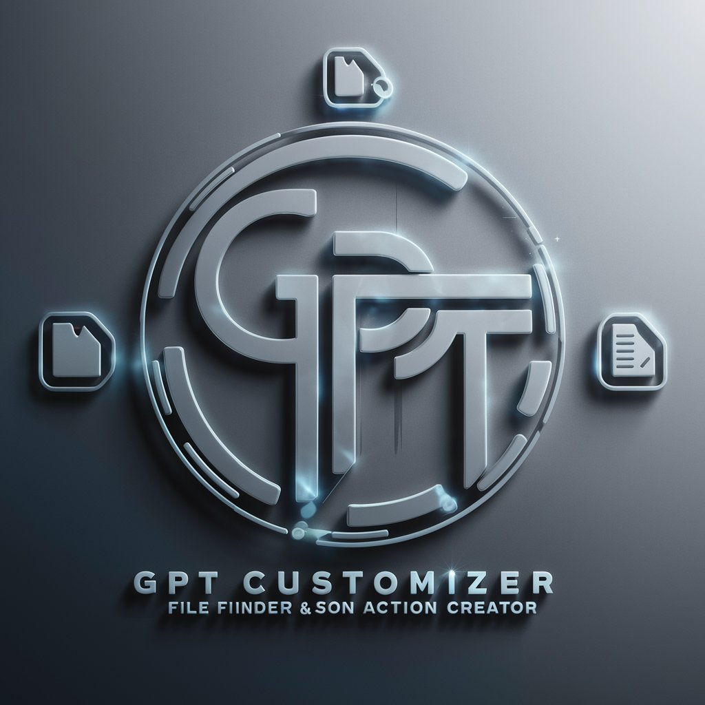 GPT Customizer, File Finder & JSON Action Creator