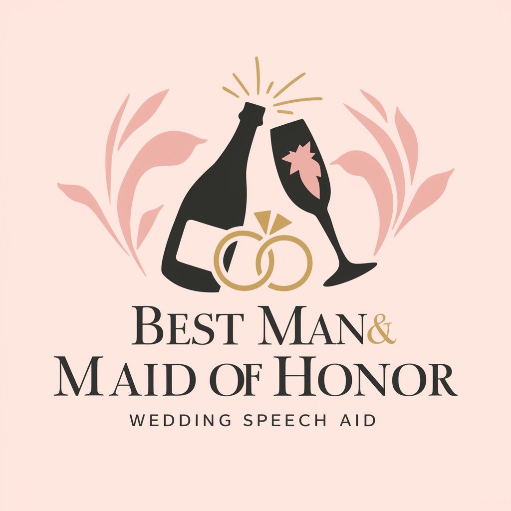 Best Man & Maid of Honor Wedding Speech Aid 🥂