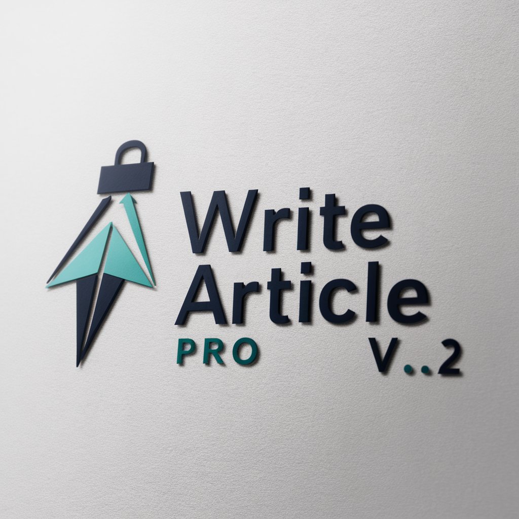 Write Article Pro V.2 in GPT Store