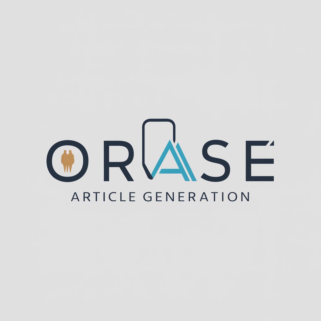 Orase Article Generation in GPT Store