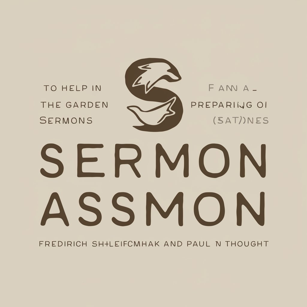 Sermon Assistant in GPT Store