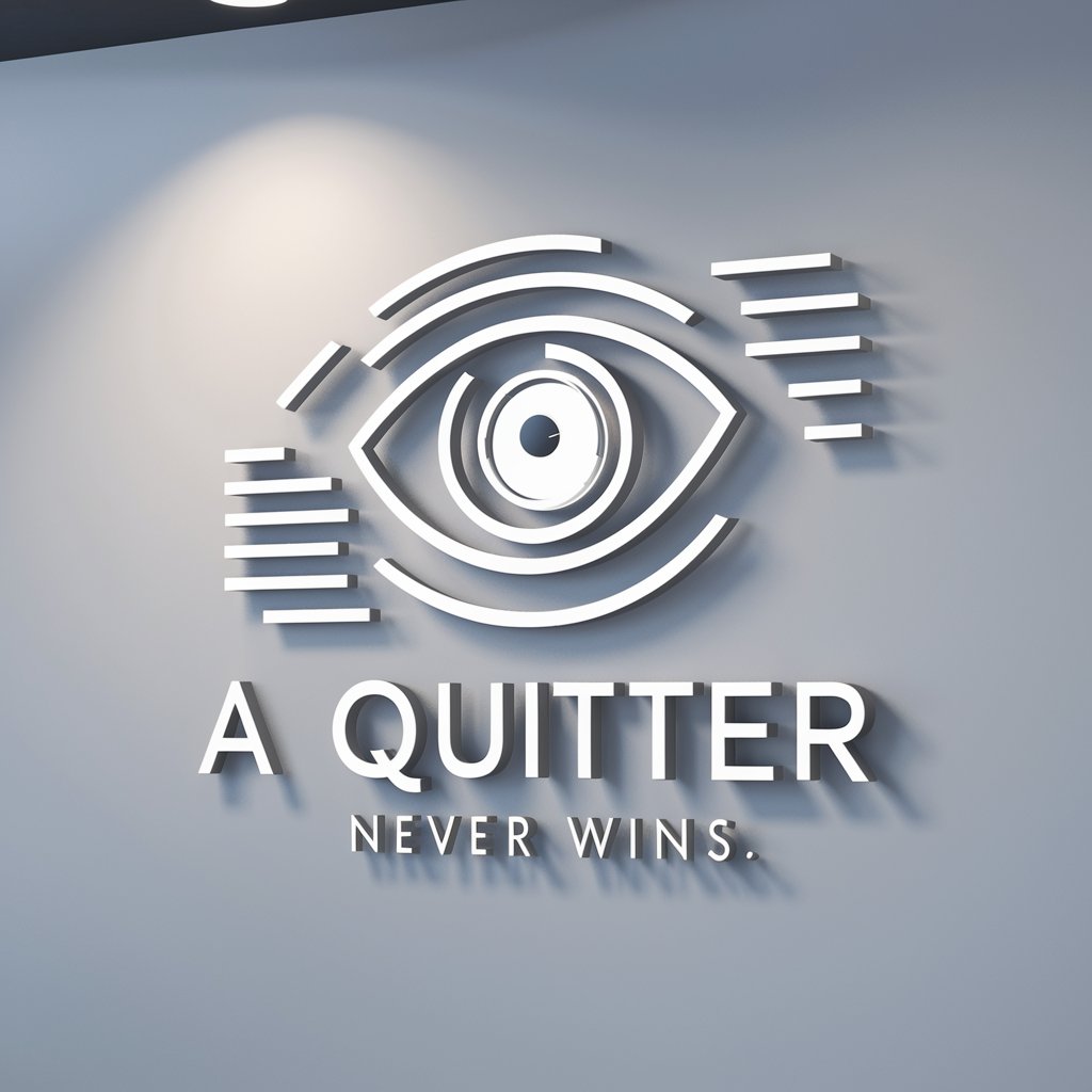 A Quitter Never Wins meaning?