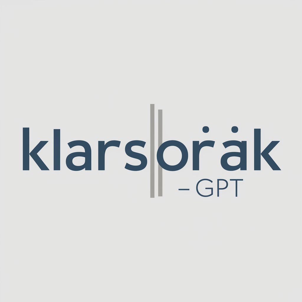 Klarspråk - GPT