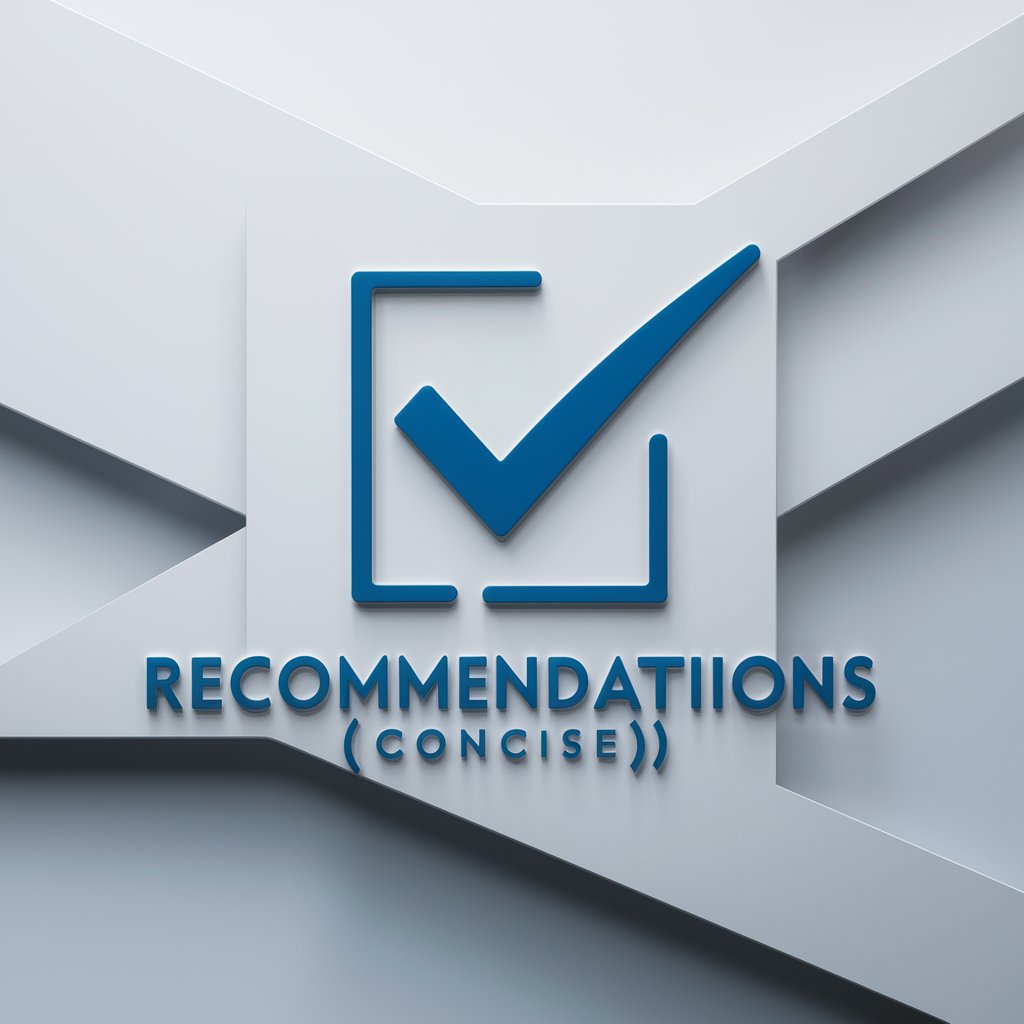 Recommendations (concise) in GPT Store