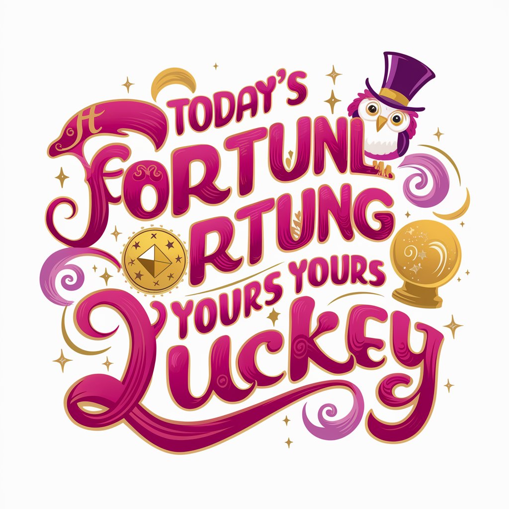 Today's fortune telling "Yours Luckey" in GPT Store