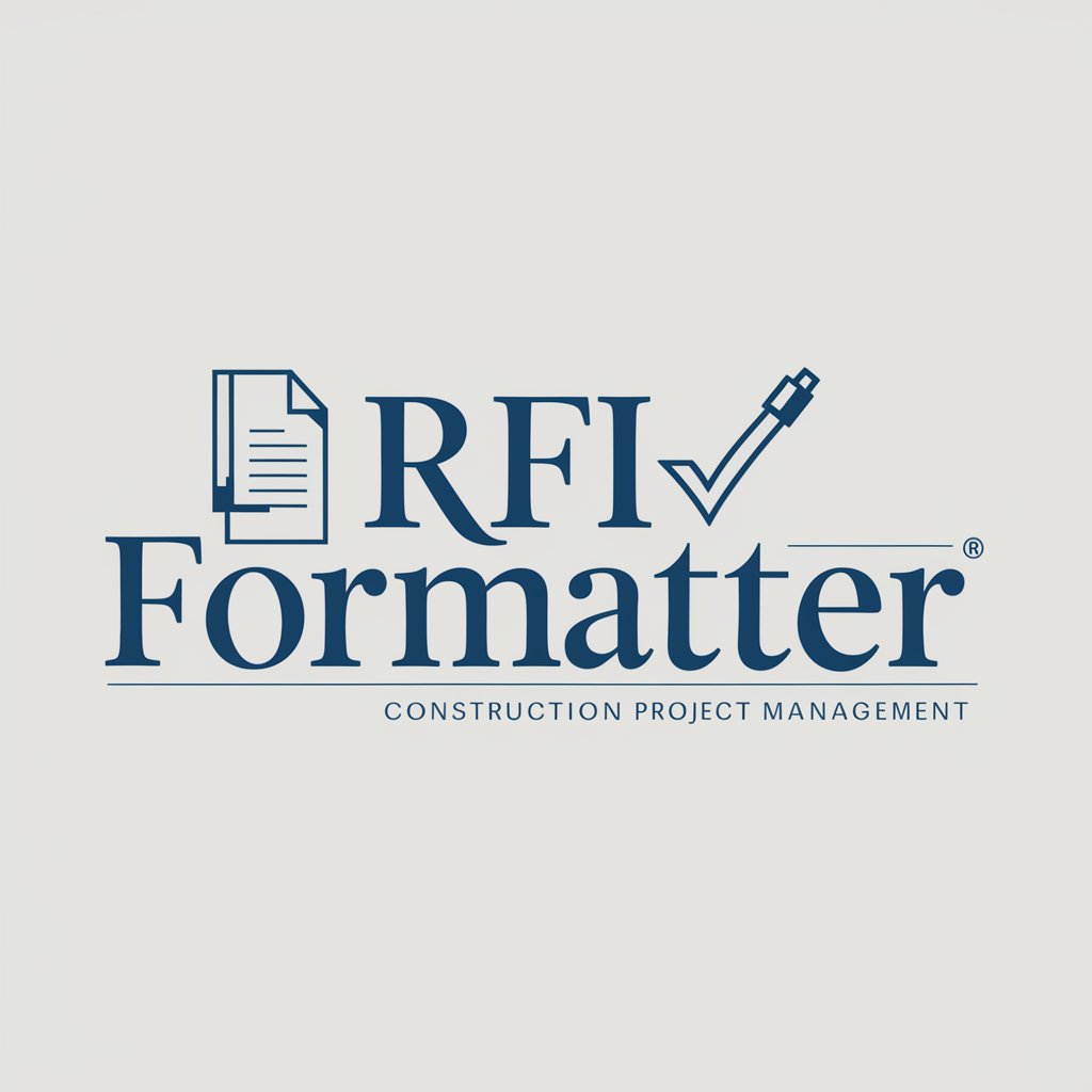 RFI Formatter in GPT Store