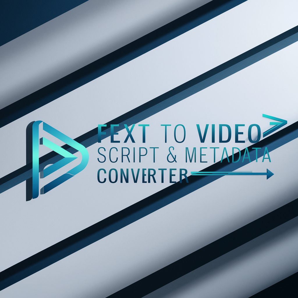 FREE Text to Video Script & Metadata Converter in GPT Store