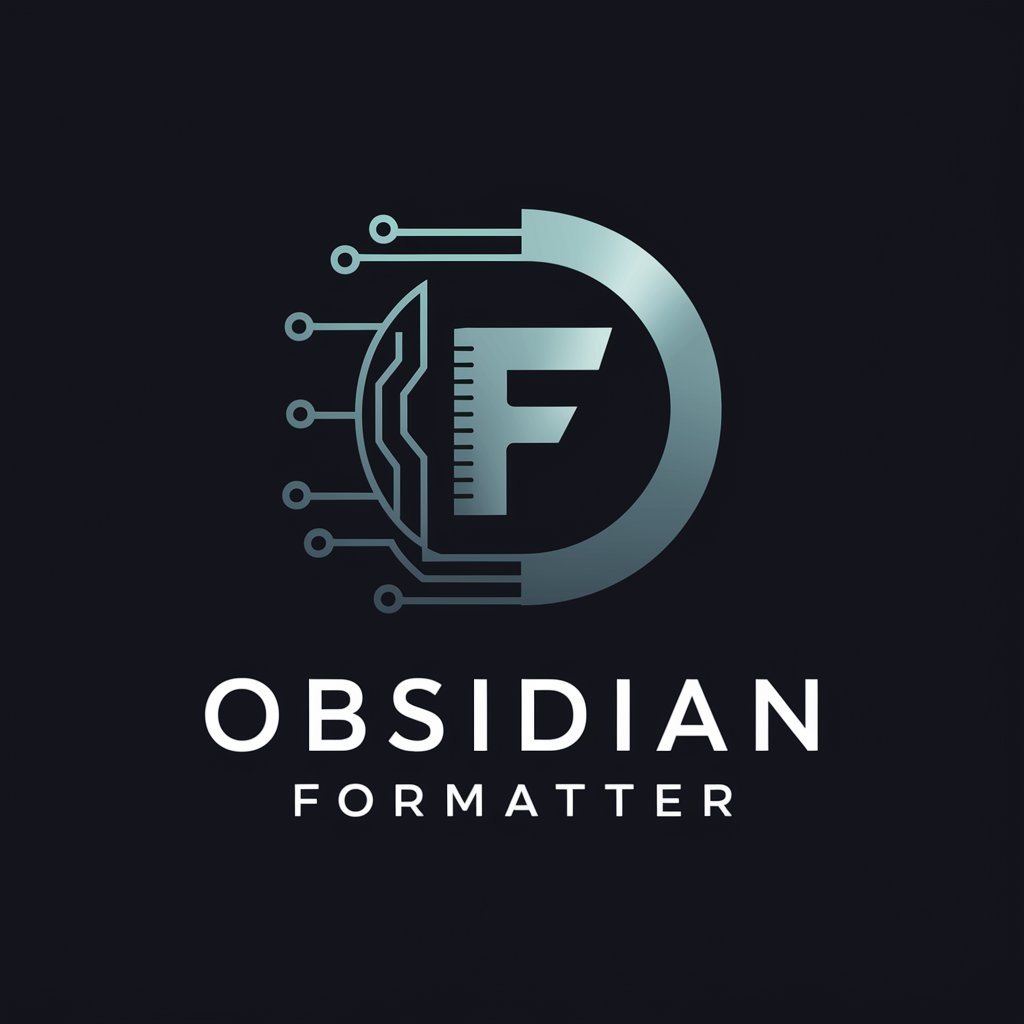 Obsidian Formatter in GPT Store