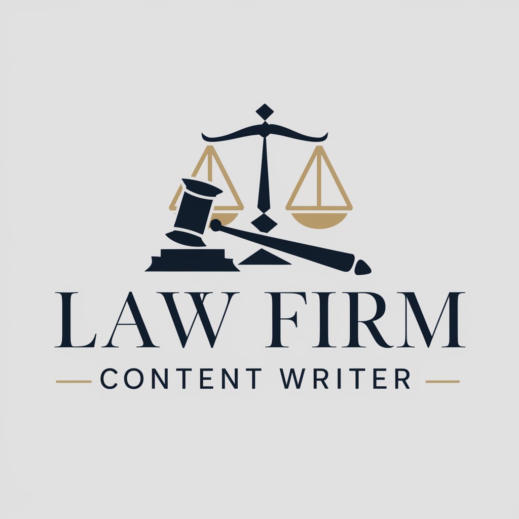 Law Firm Content Writer in GPT Store