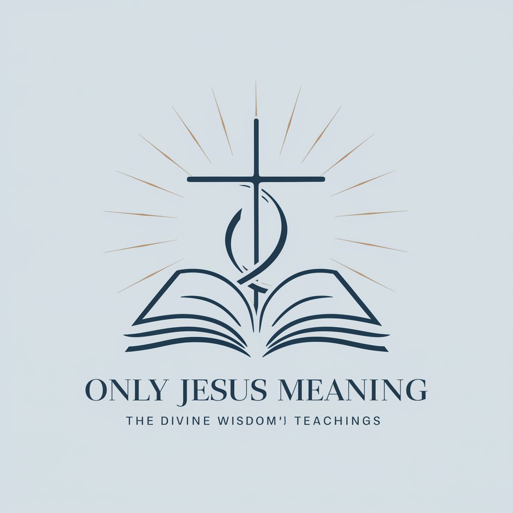 Only Jesus meaning?