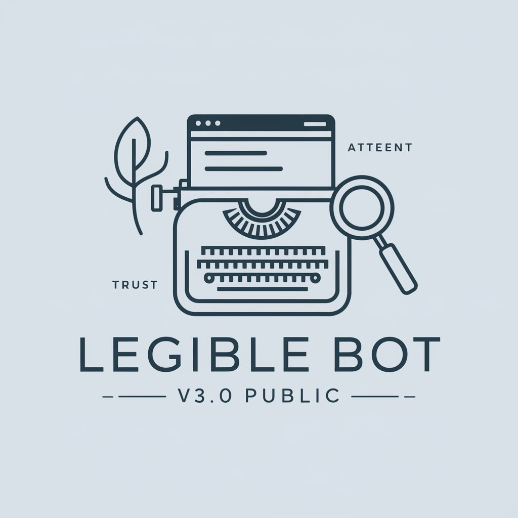 ● Legible Bot v3.0 Public in GPT Store