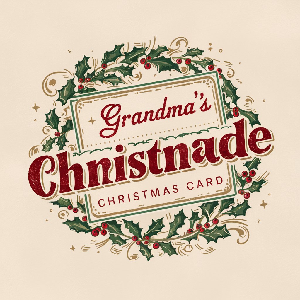 Grandma's Homemade Christmas Card meaning?
