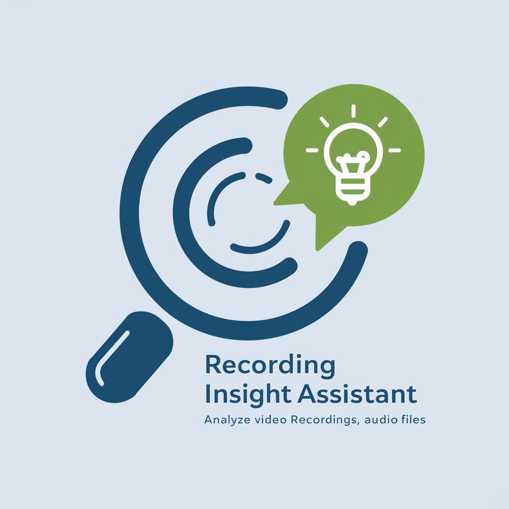 Recording Insight Assistant in GPT Store