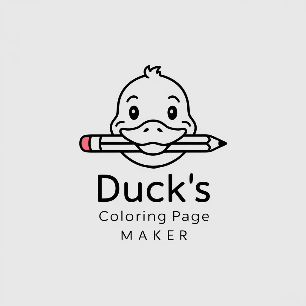 Duck's Coloring Page Maker in GPT Store