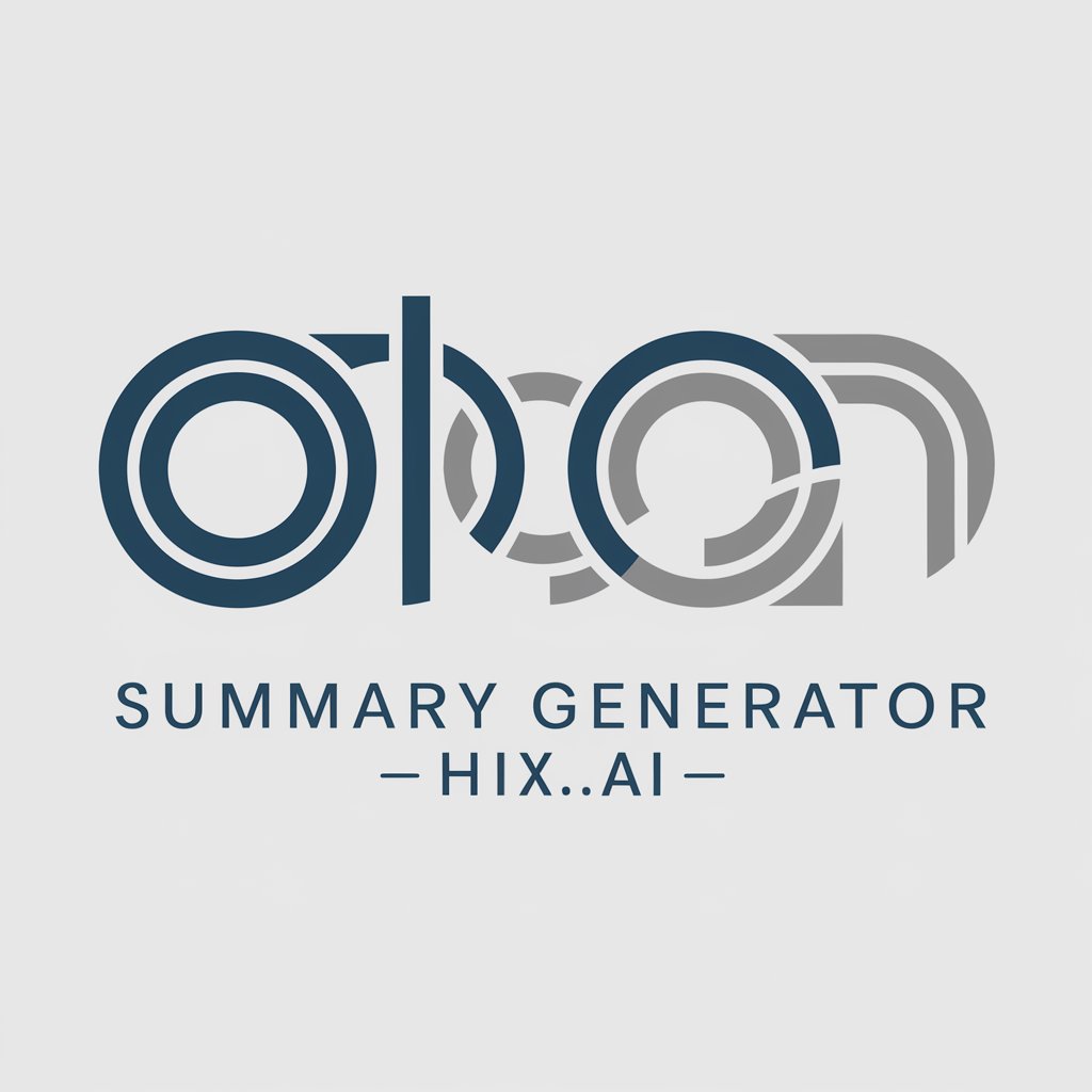 Summary Generator in GPT Store