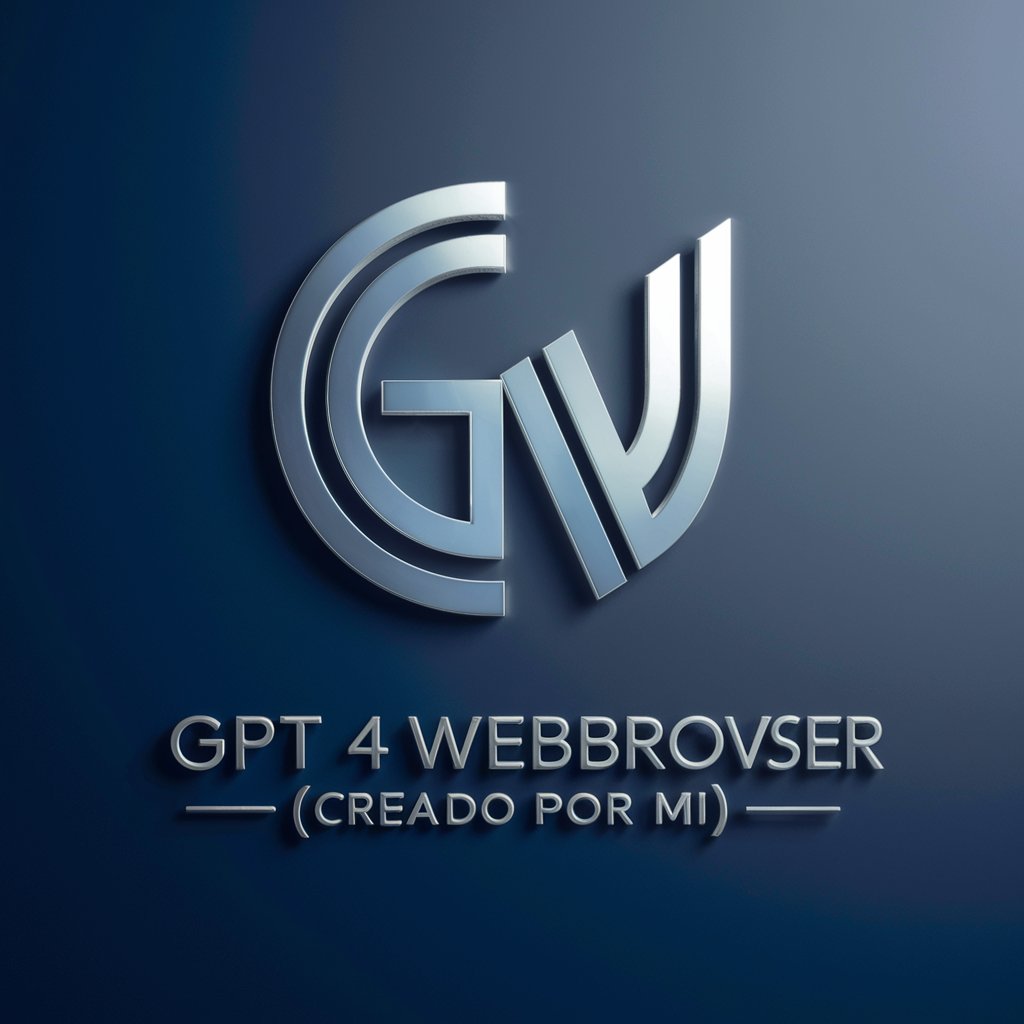 GPT 4 WebBrowser (Creado por mi)