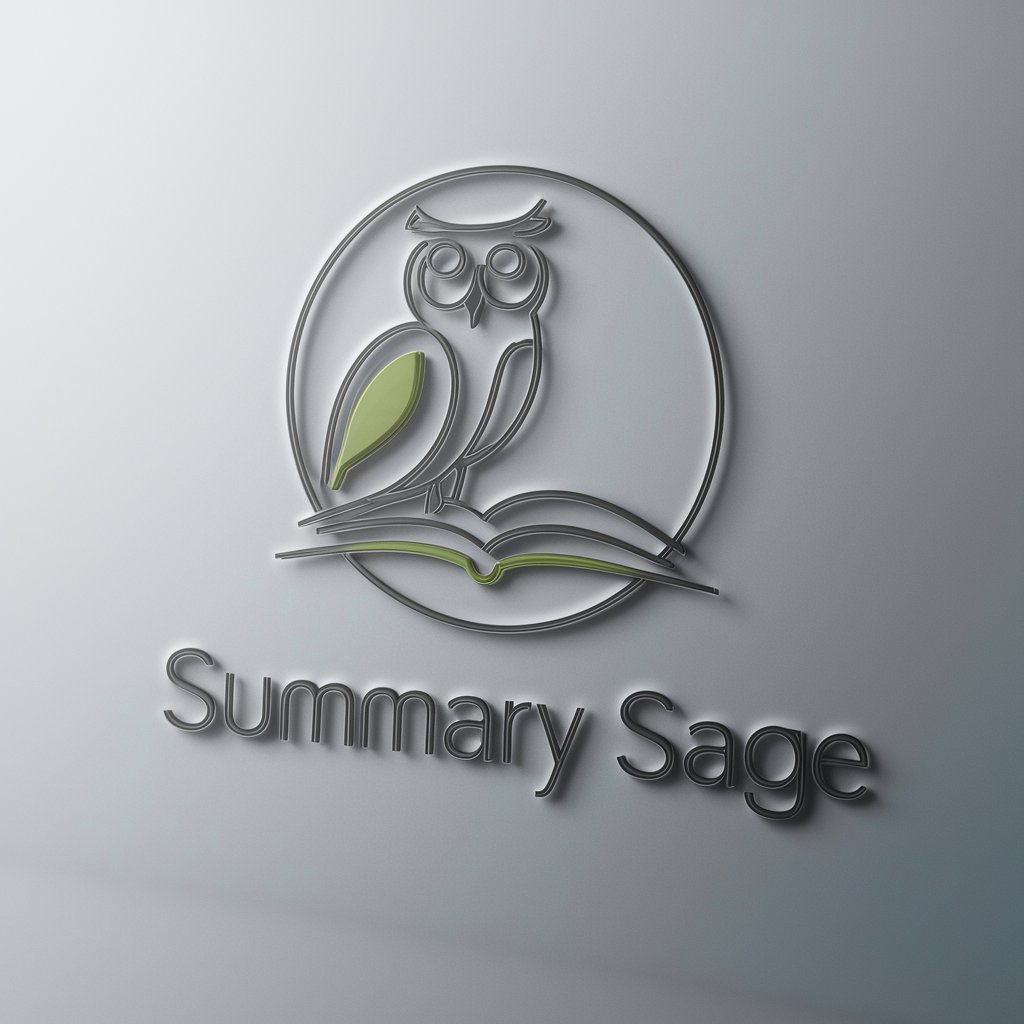 Summary Sage in GPT Store