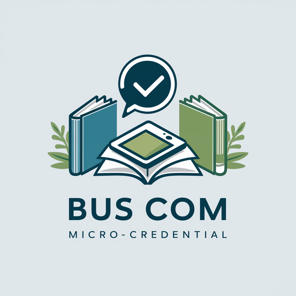 Bus Com Micro-credential in GPT Store