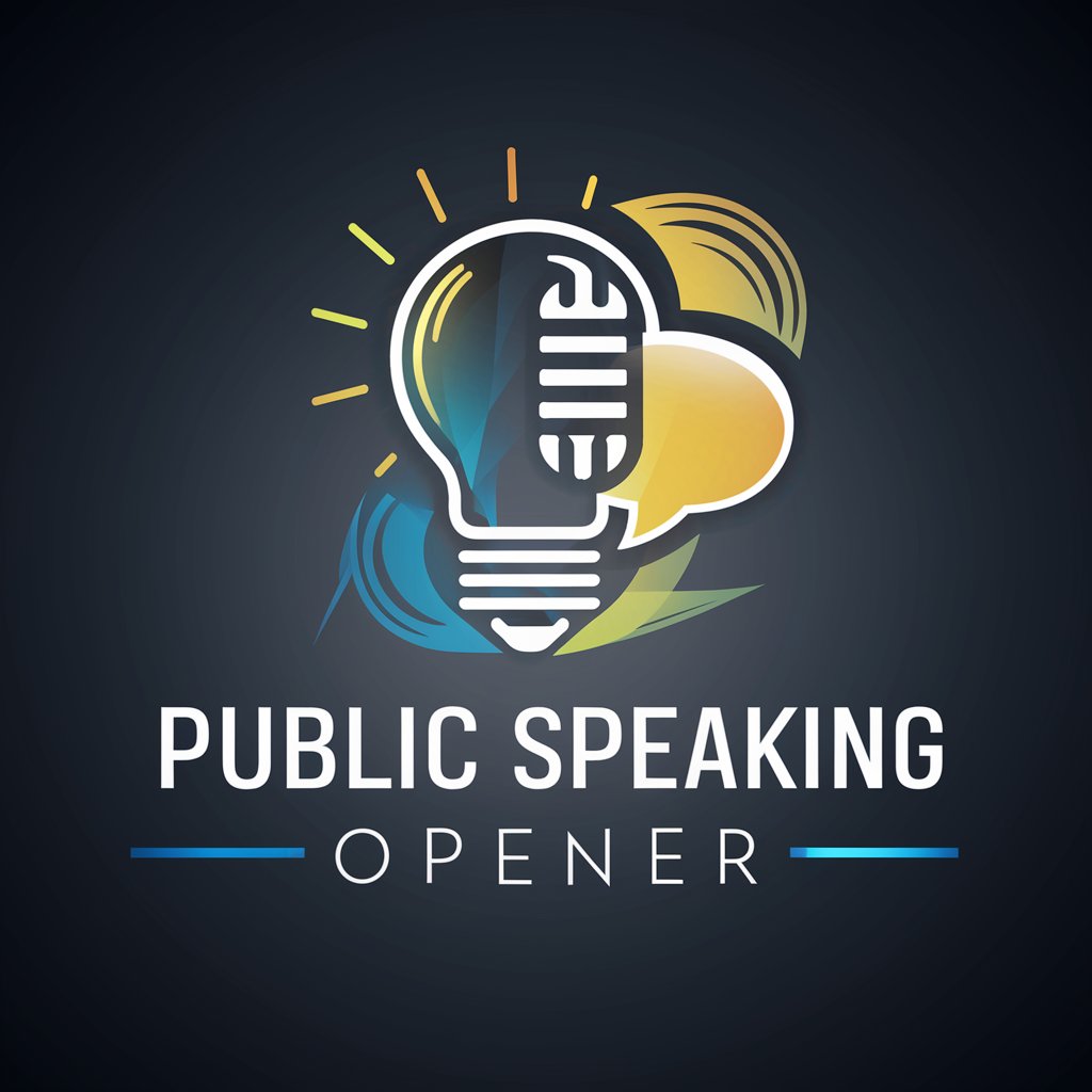 Public Speaking Opener in GPT Store