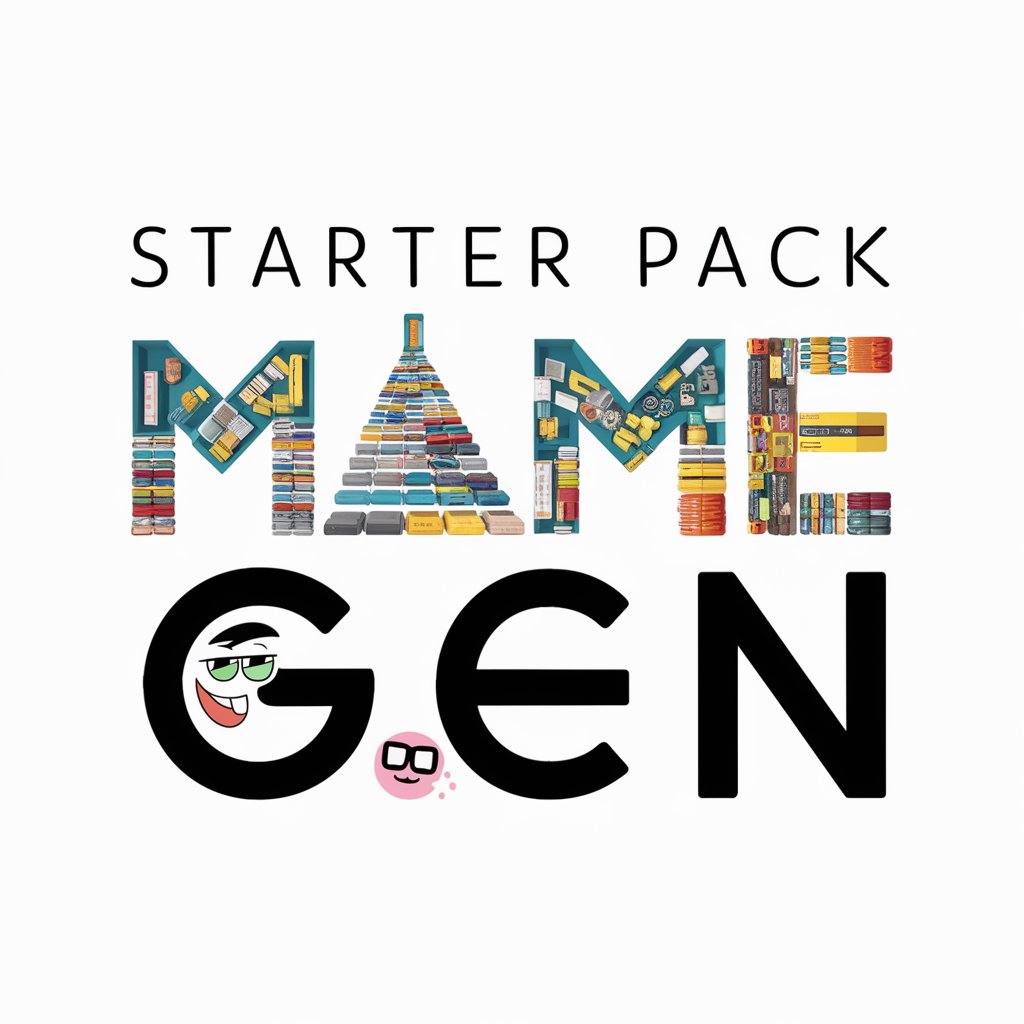 Starter Pack meme gen in GPT Store