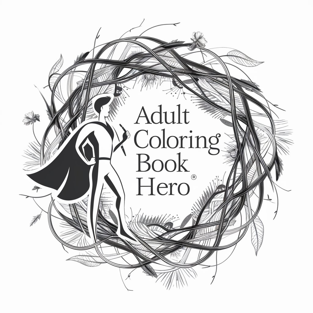 Adult Coloring Book Hero