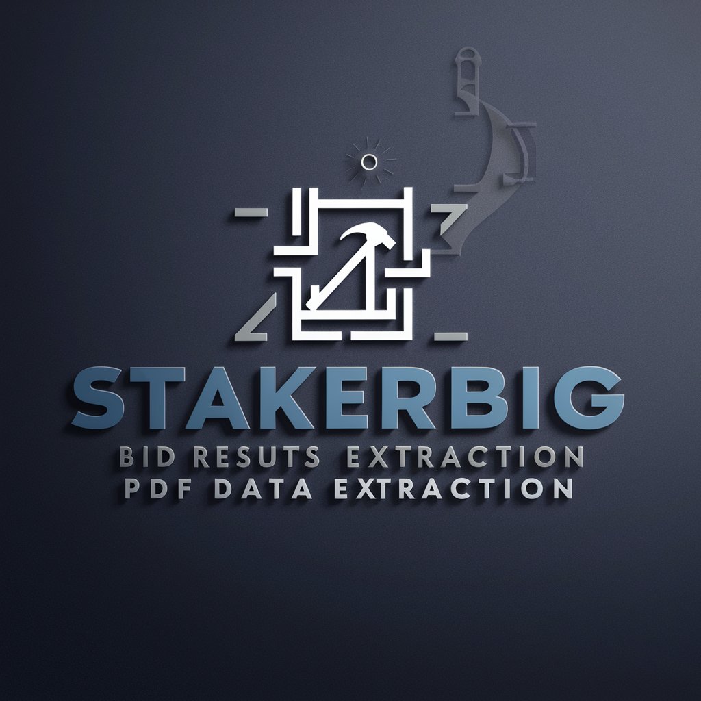 Staking Bid Results - PDF Data Extraction in GPT Store