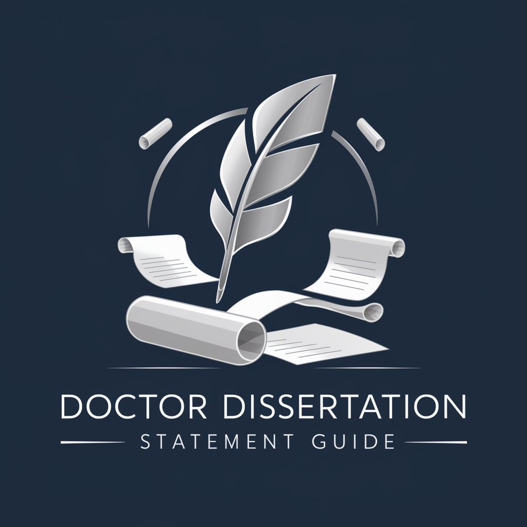 Doctor Dissertation Statement Guide in GPT Store
