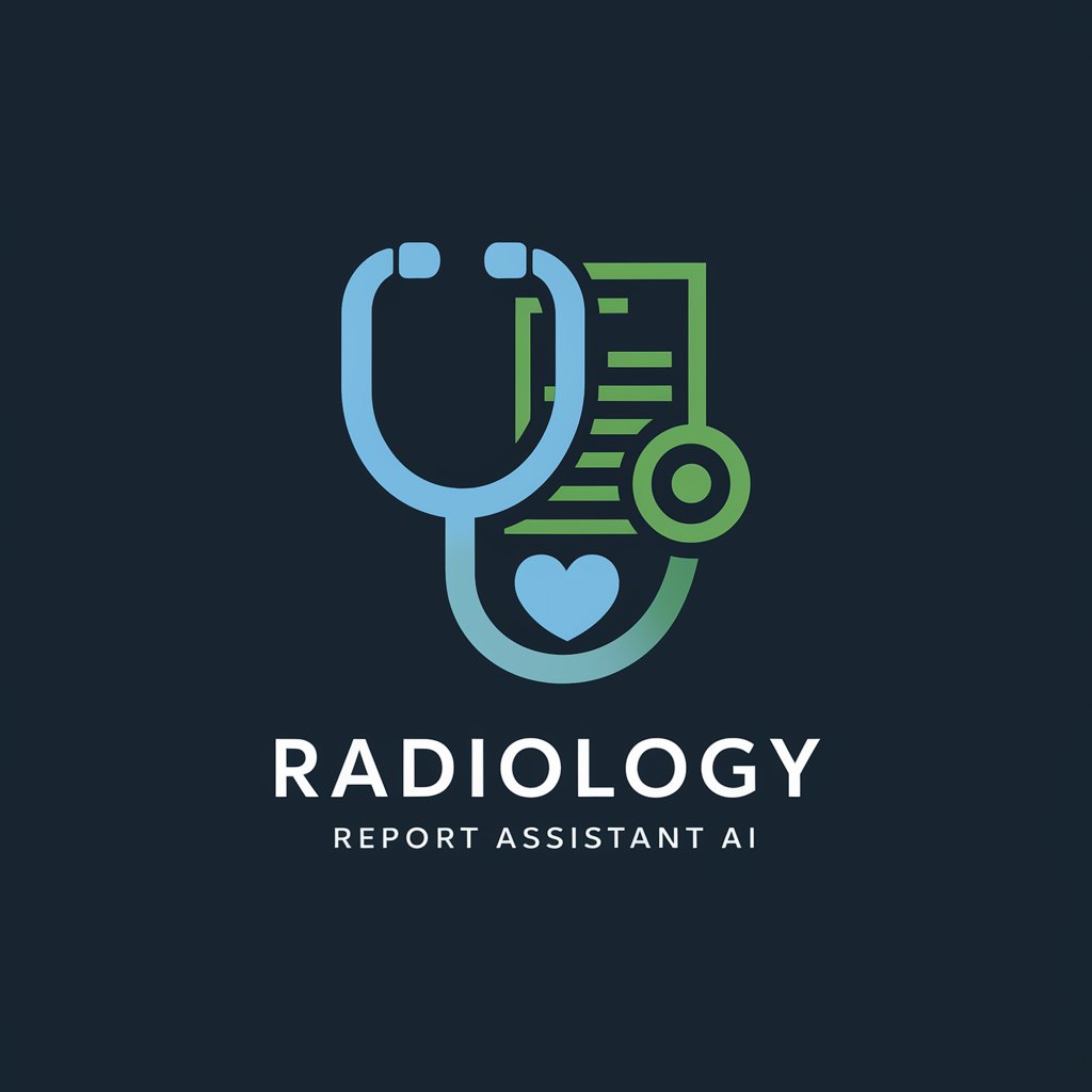Radiology Report Assistant in GPT Store