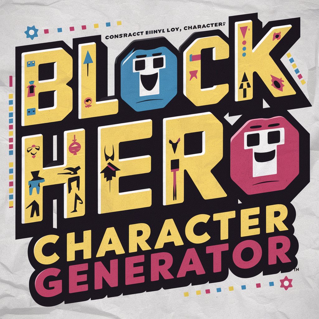Block Hero Character Generator