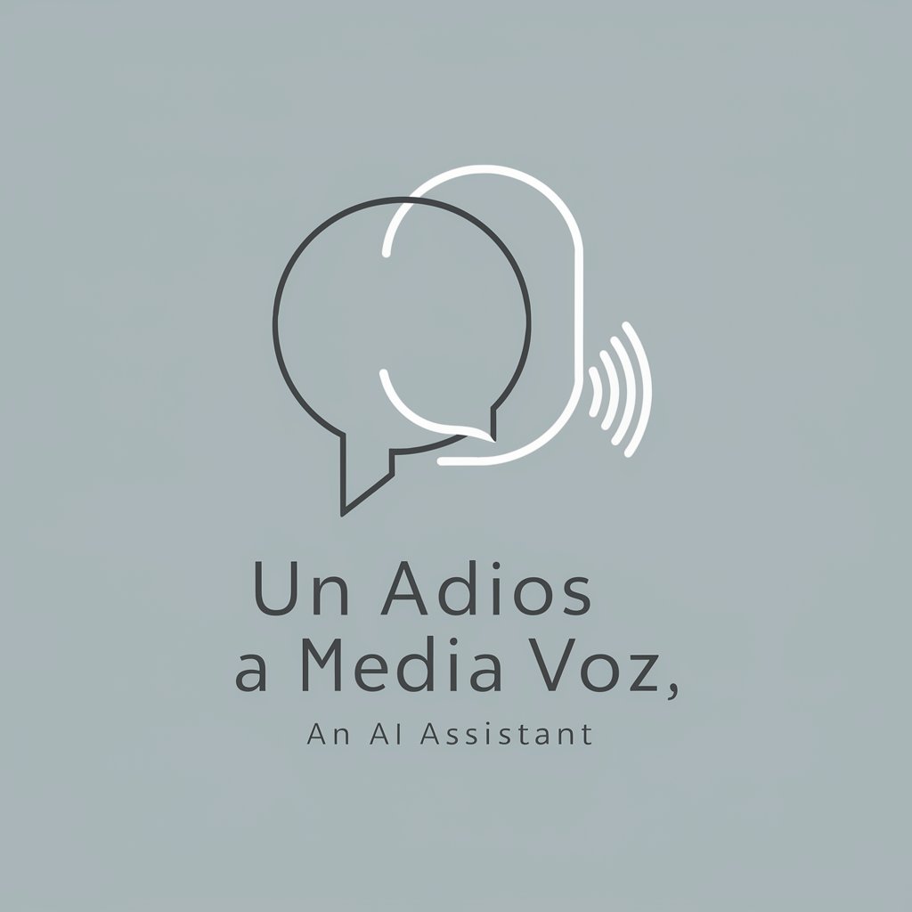 Un Adios A Media Voz meaning?
