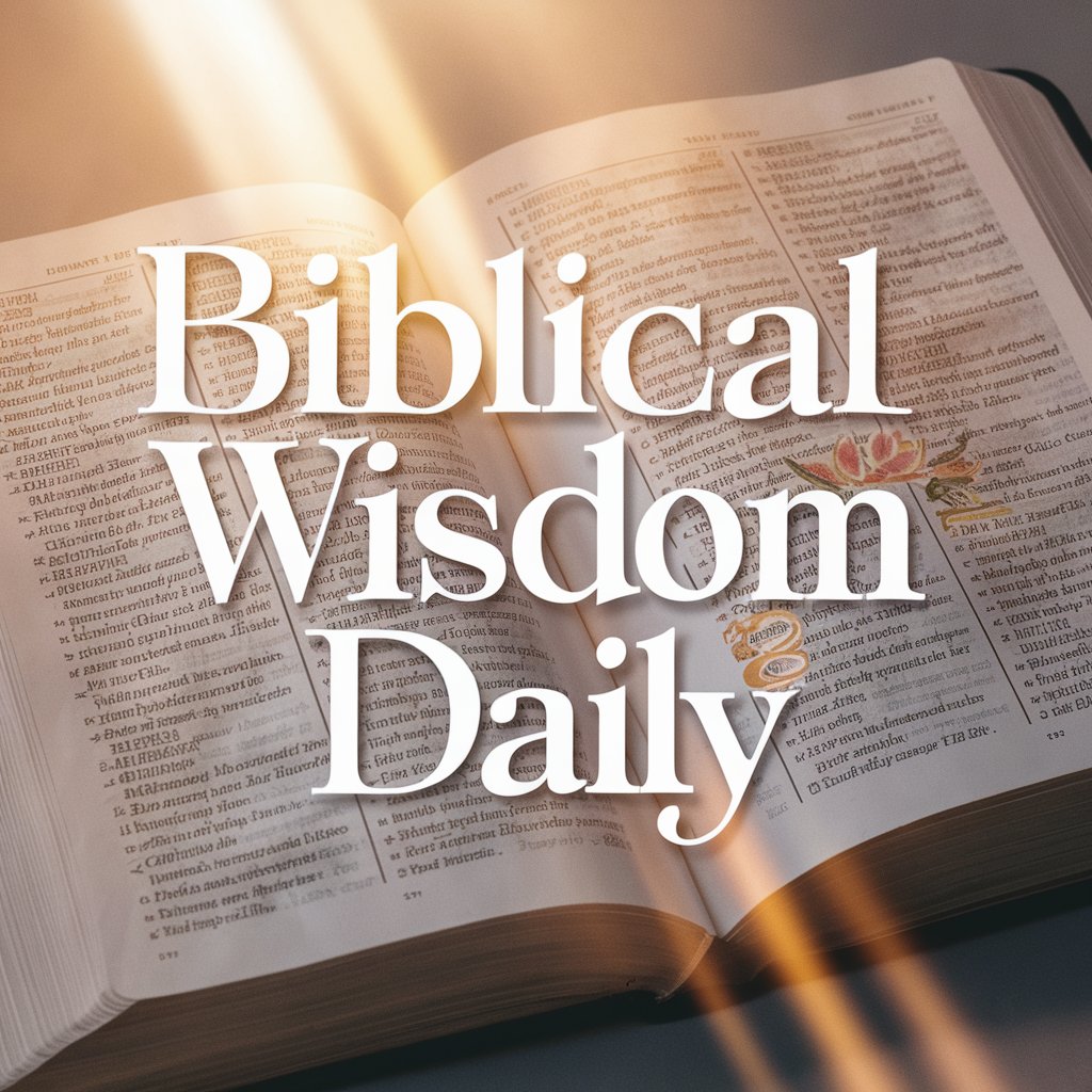 Biblical Wisdom Daily in GPT Store