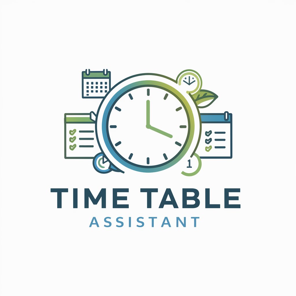 Time Table Assistant in GPT Store
