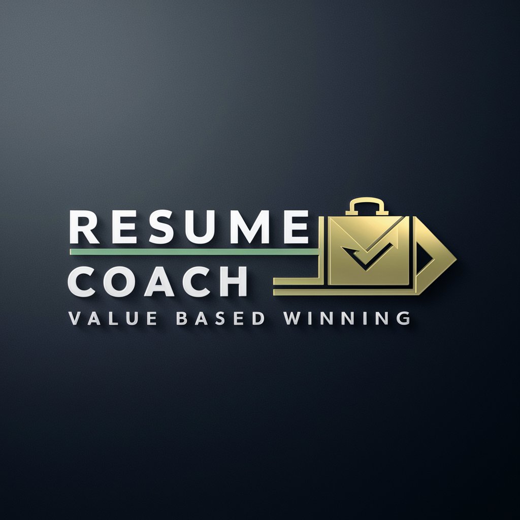 Resume Coach -Value Based Winning - in GPT Store